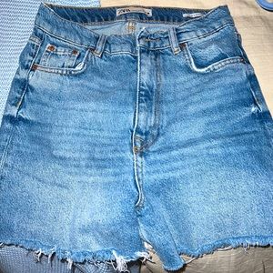 Zara 90s jean shorts